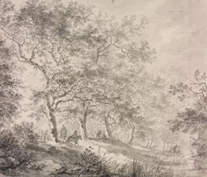 Fila di alberi